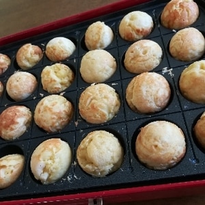 たこ焼き器でベビーカステラ風（豆腐入り）